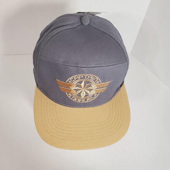 NEW‎ Captain Marvel Carol Danvers Baseball Adjustable Snapback Cap Hat With Tags - Picture 9 of 15